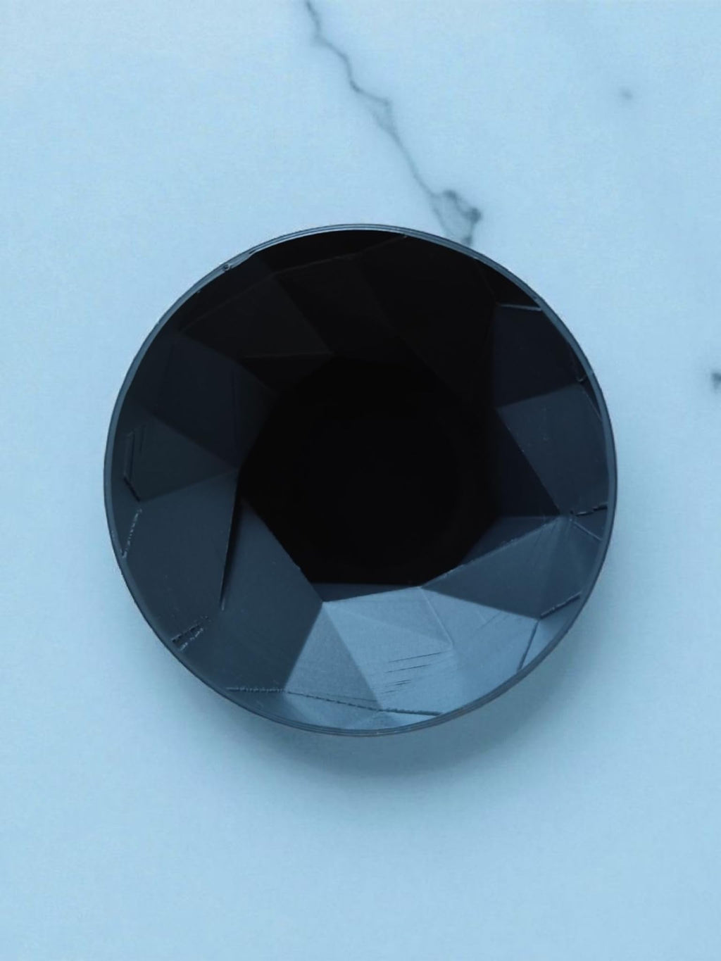 Black Low Poly Geometric Vase