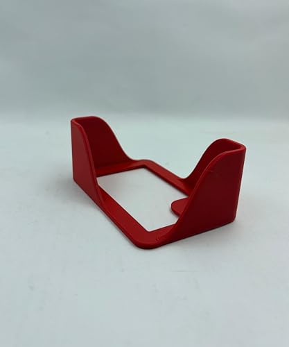 Storage Box for Playing Cards compatible with UNO, Card Organizer Case with Red Card Holder Stand