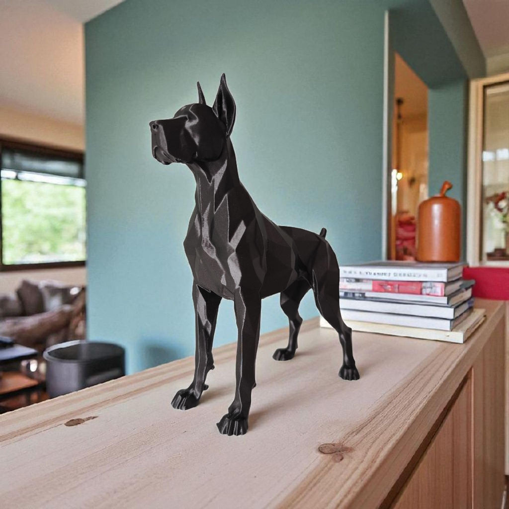 Elegant Great Dane Dog Sculpture Showpiece
