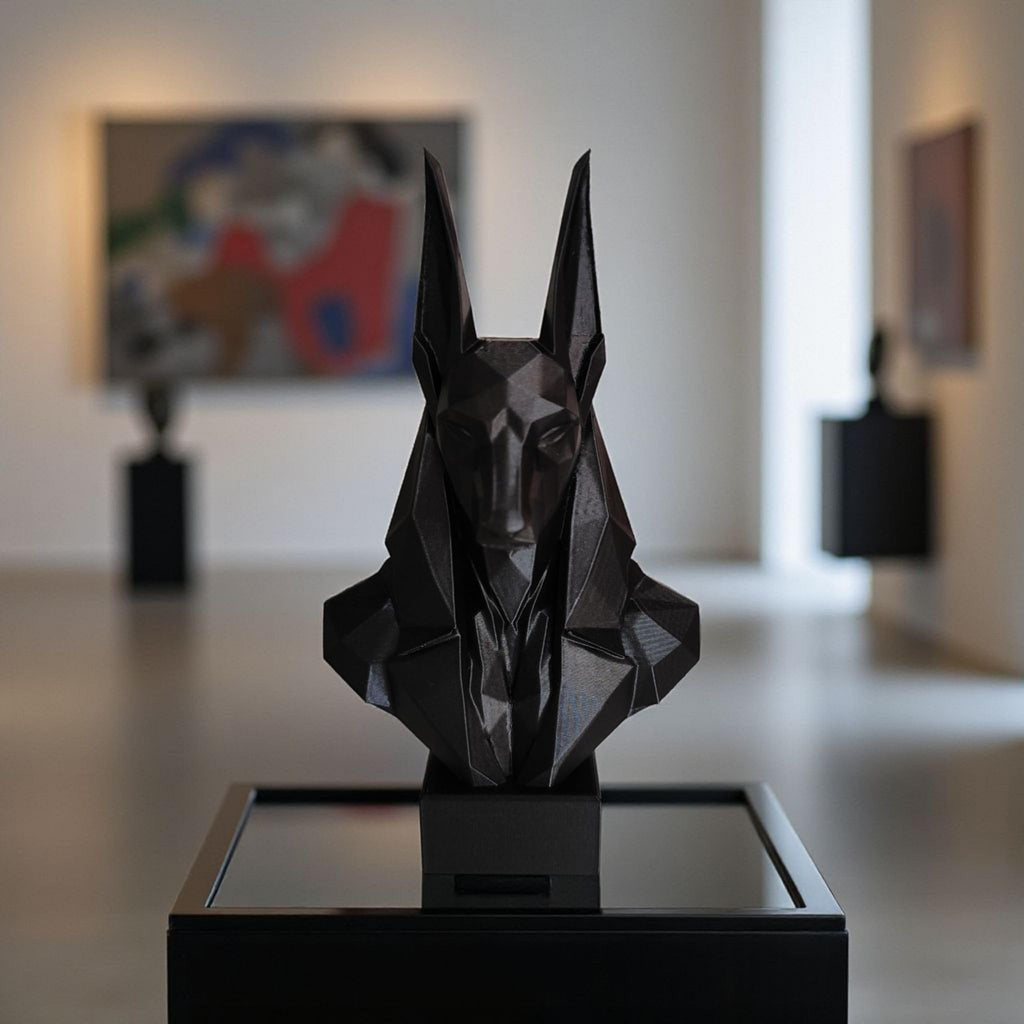 Egyptian Anubis Bust Sculpture