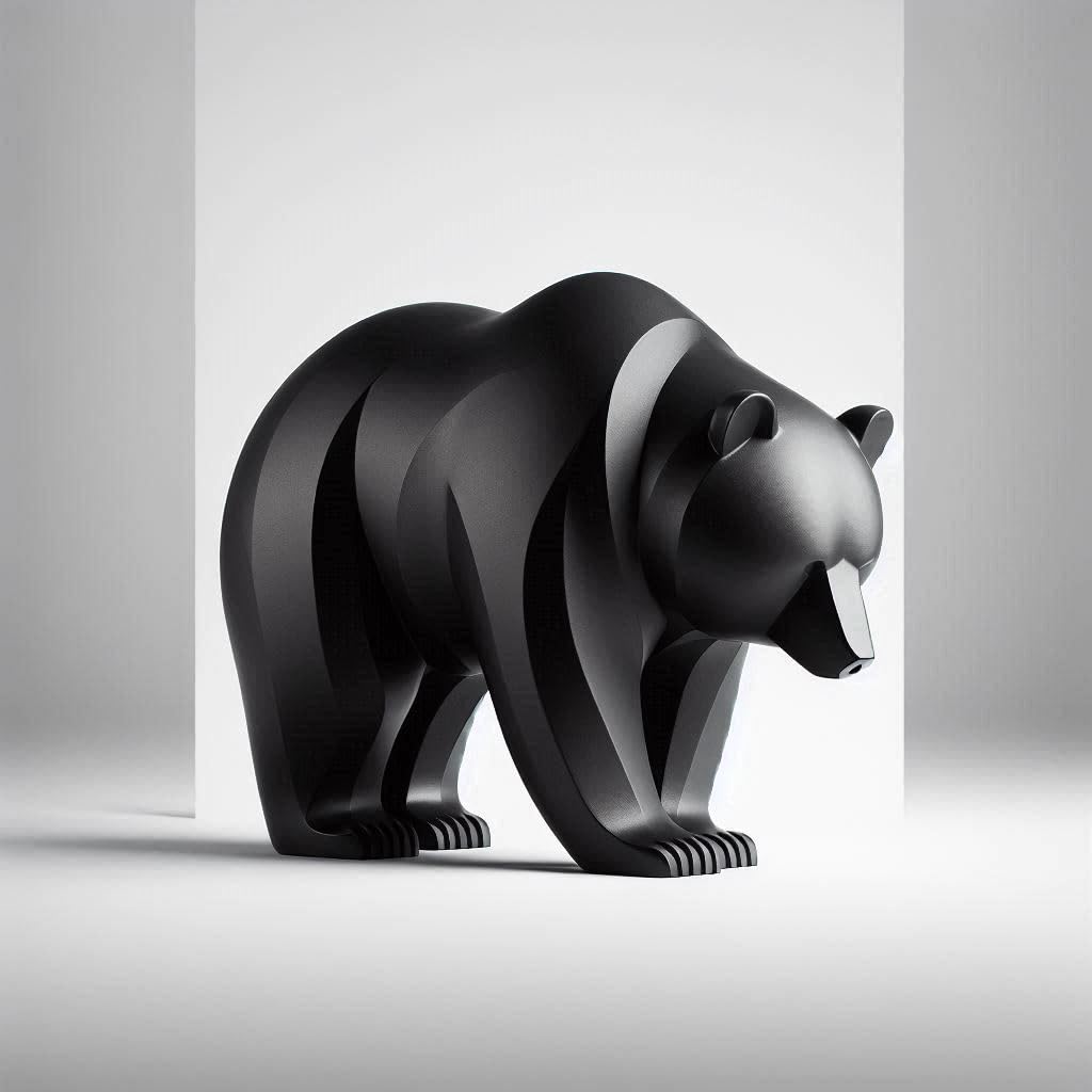 Black Bear Sculpture