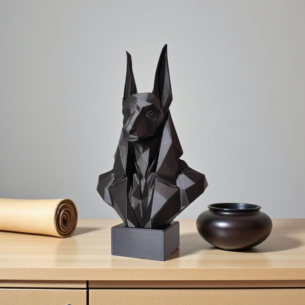 Egyptian Anubis Bust Sculpture