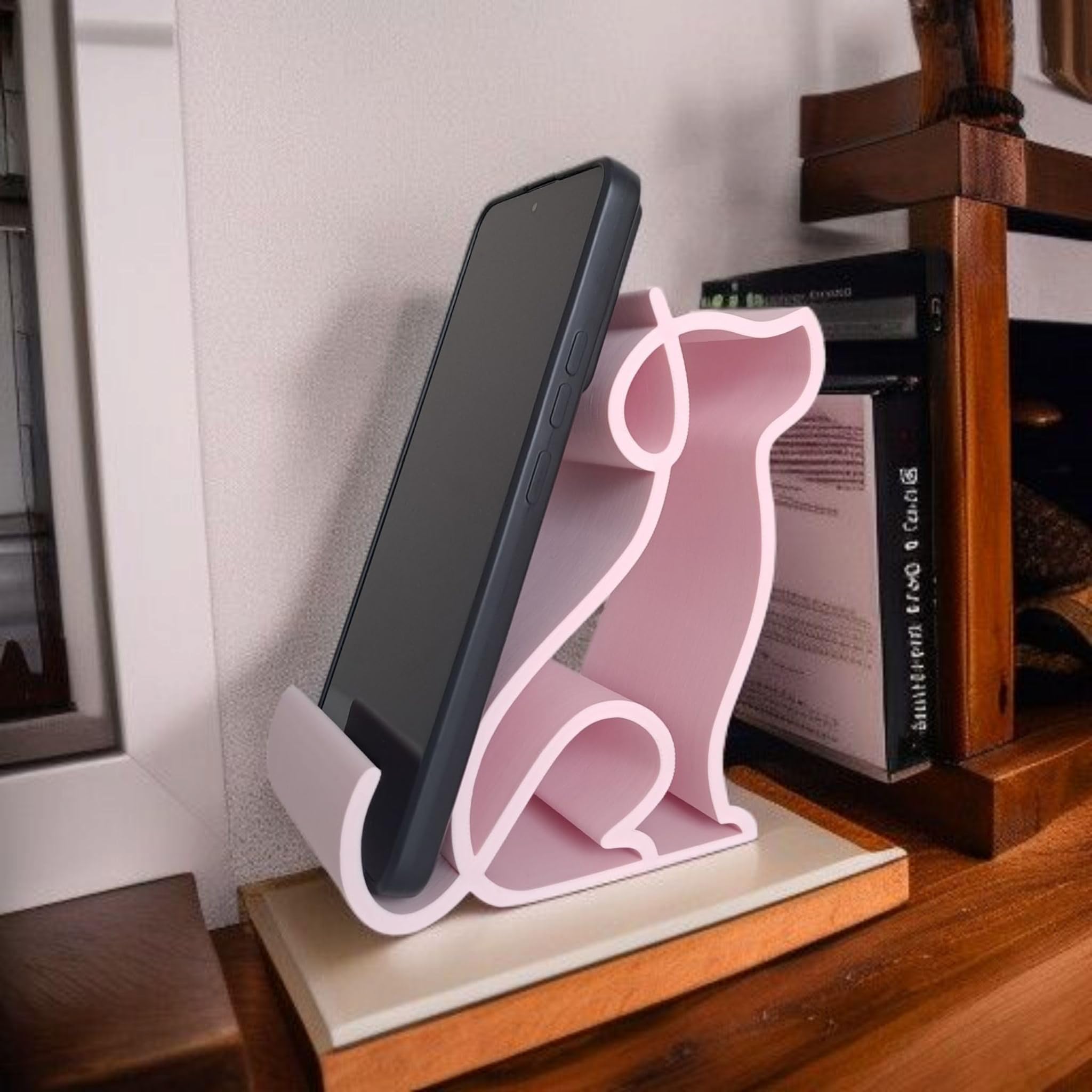 Dog Silhoutte Shaped Phone Stand