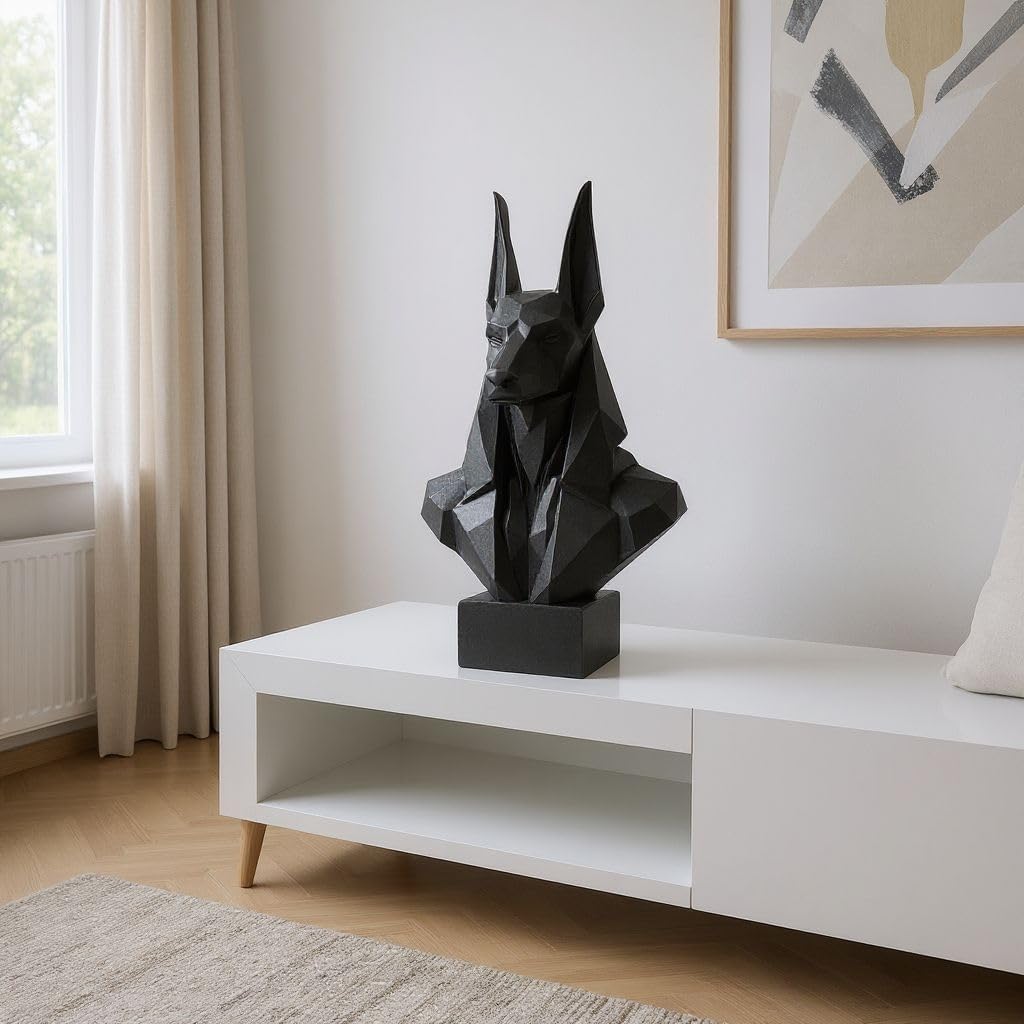 Egyptian Anubis Bust Sculpture