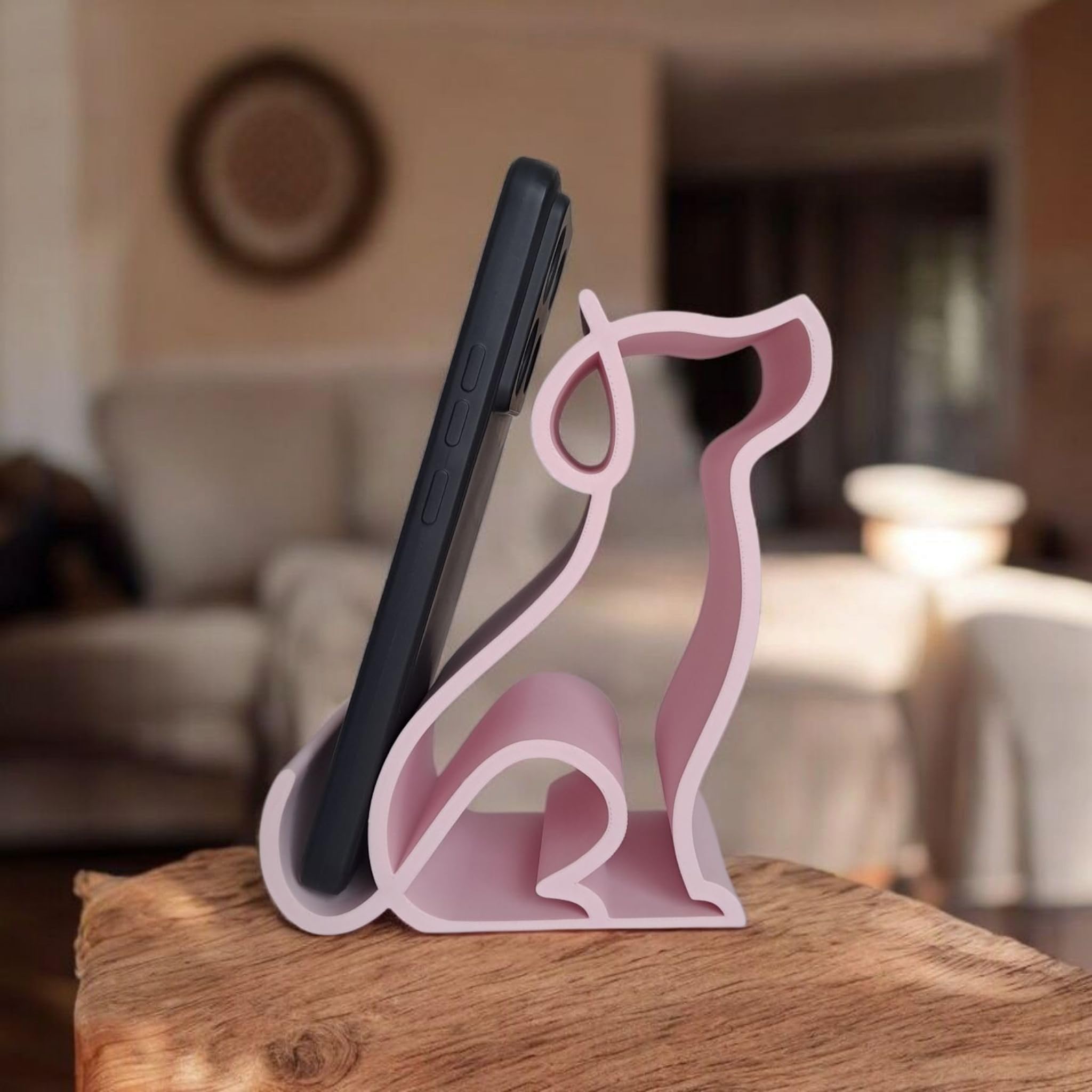 Dog Silhoutte Shaped Phone Stand