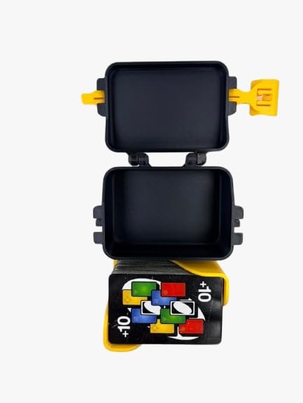 UNO No Mercy Game Cards Case, Card Storage Box with Colorful Design