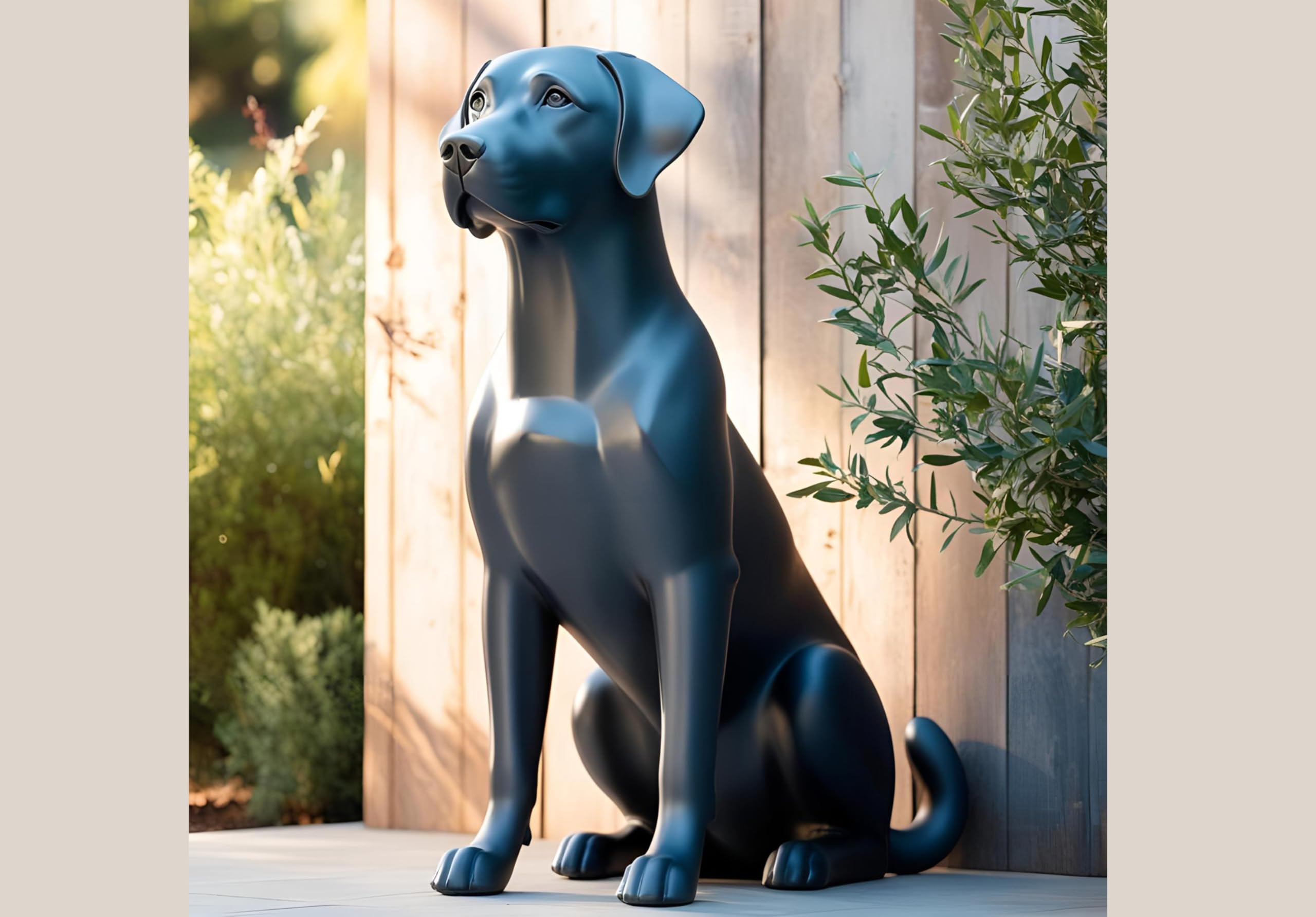 Labrador Dog Sculpture