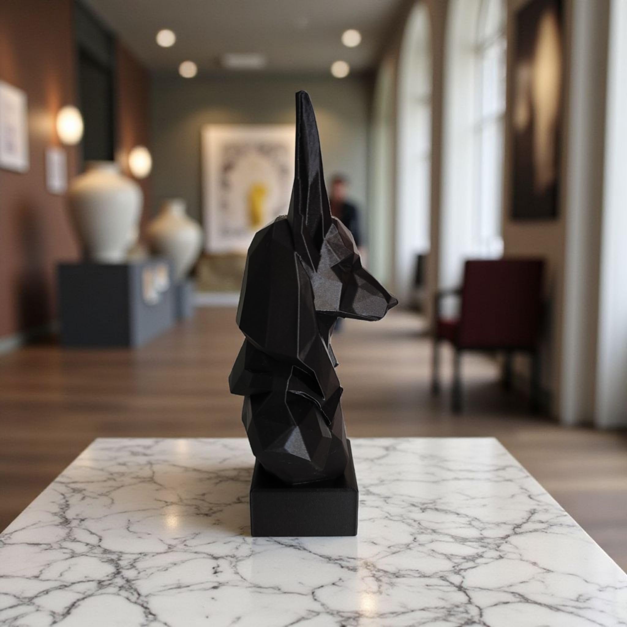 Egyptian Anubis Bust Sculpture