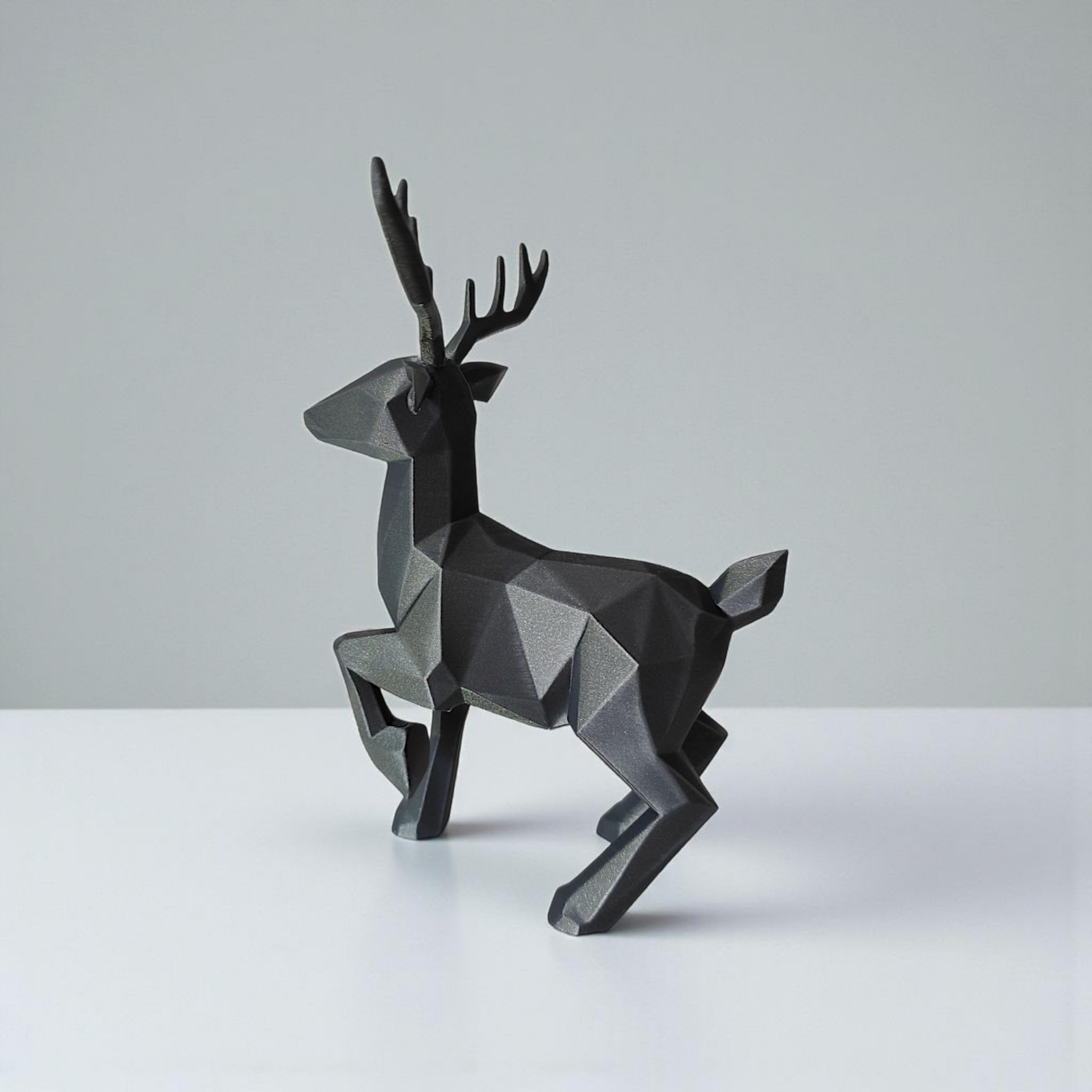 Geometric Deer Sculpture Showpiece