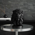 Lion Bust Sculpture – Geometric Lion Head Statue