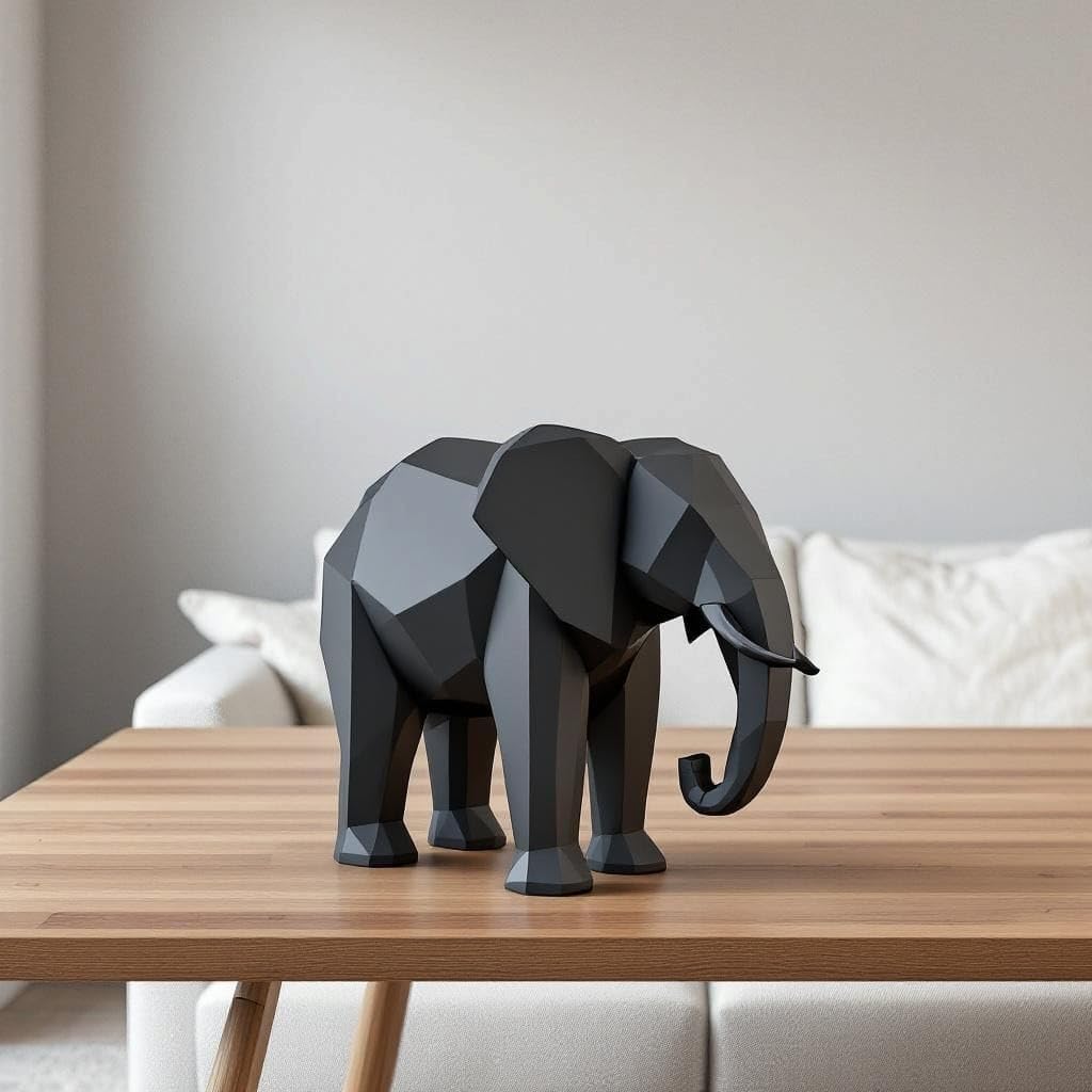 Elephant Sculpture Showpiece