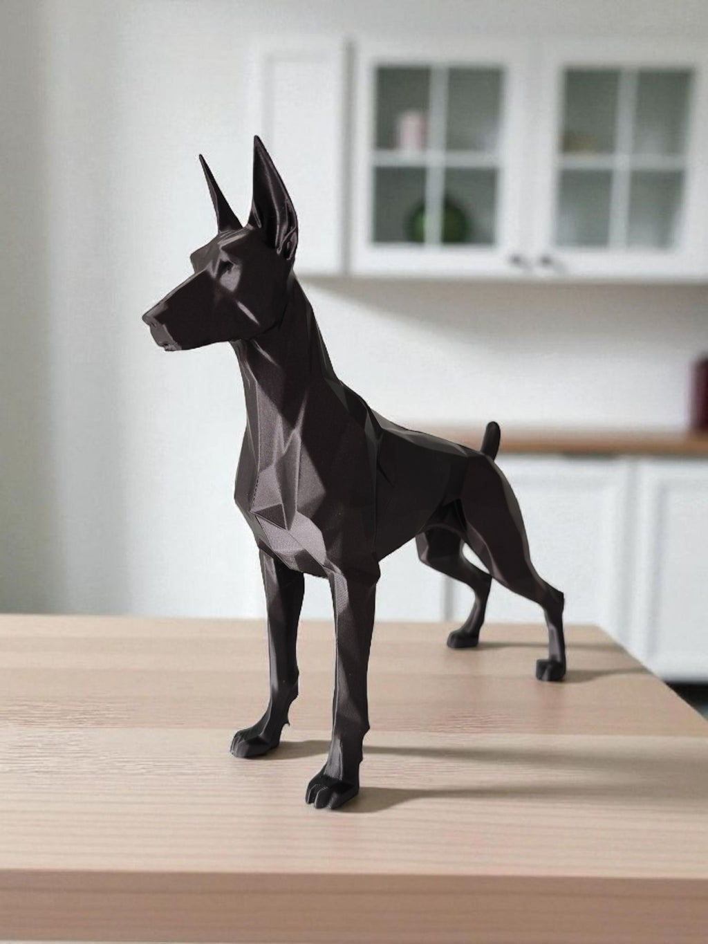 Decorative Doberman Dog Sculpture