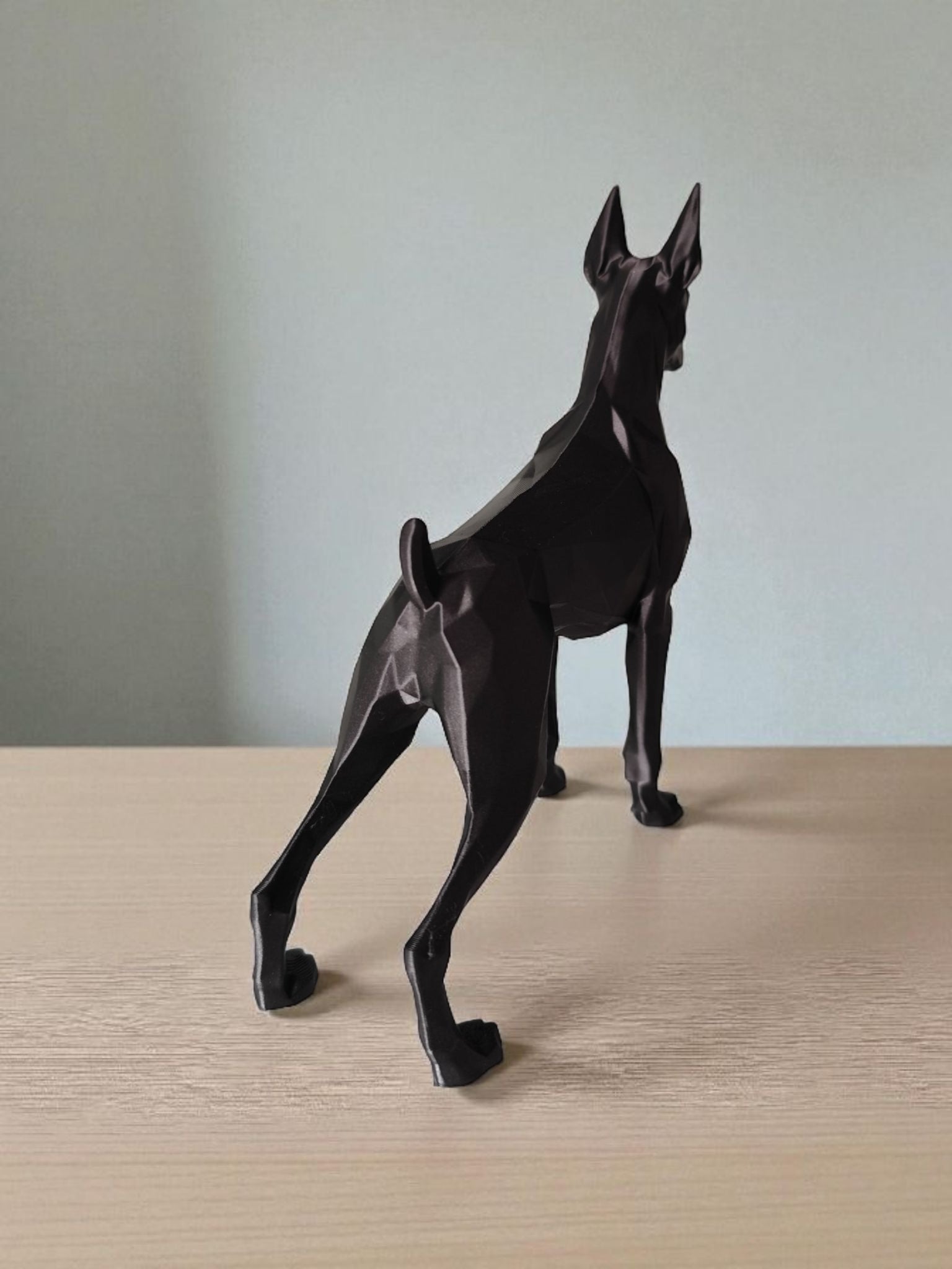 Decorative Doberman Dog Sculpture