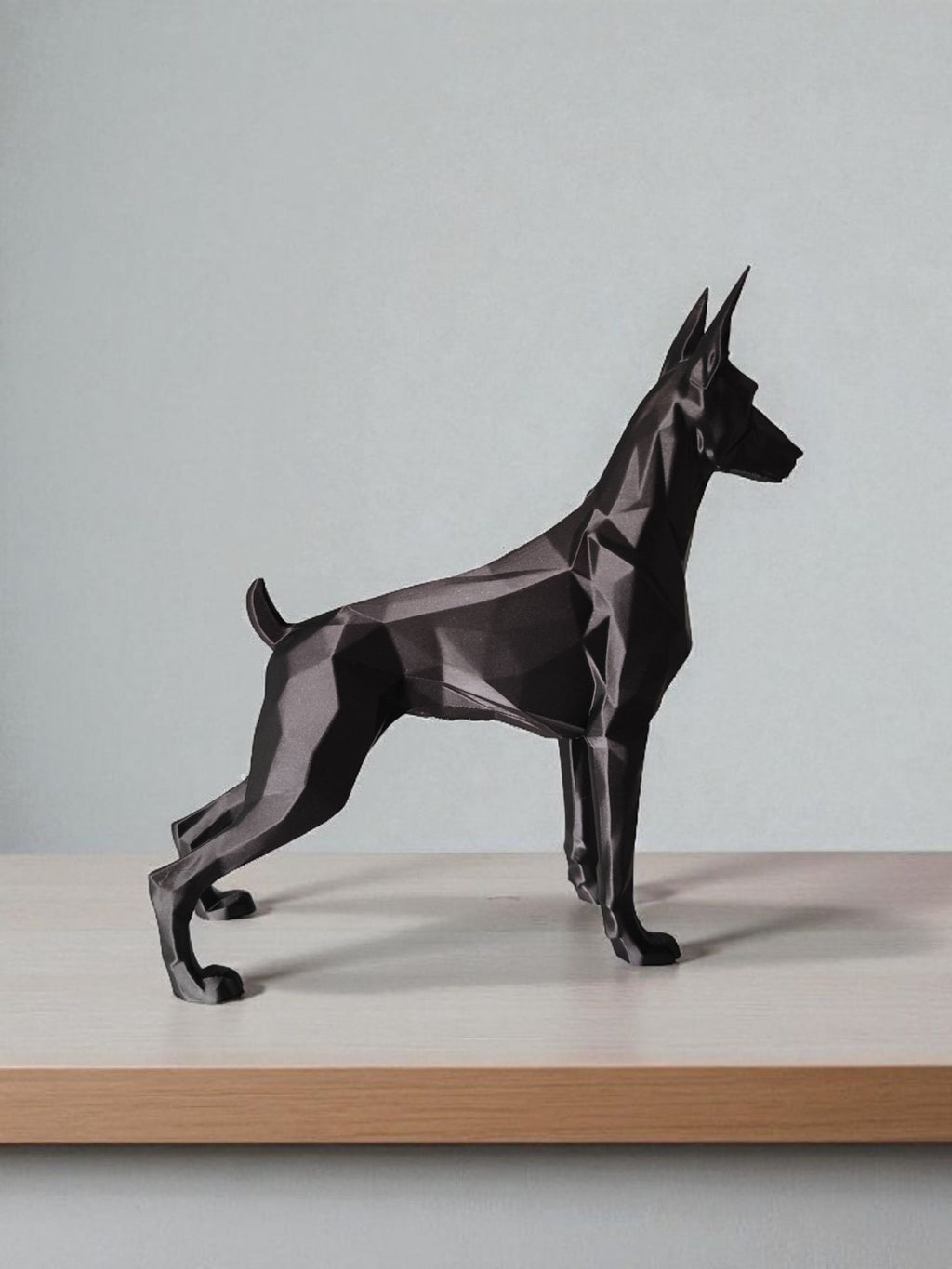Decorative Doberman Dog Sculpture