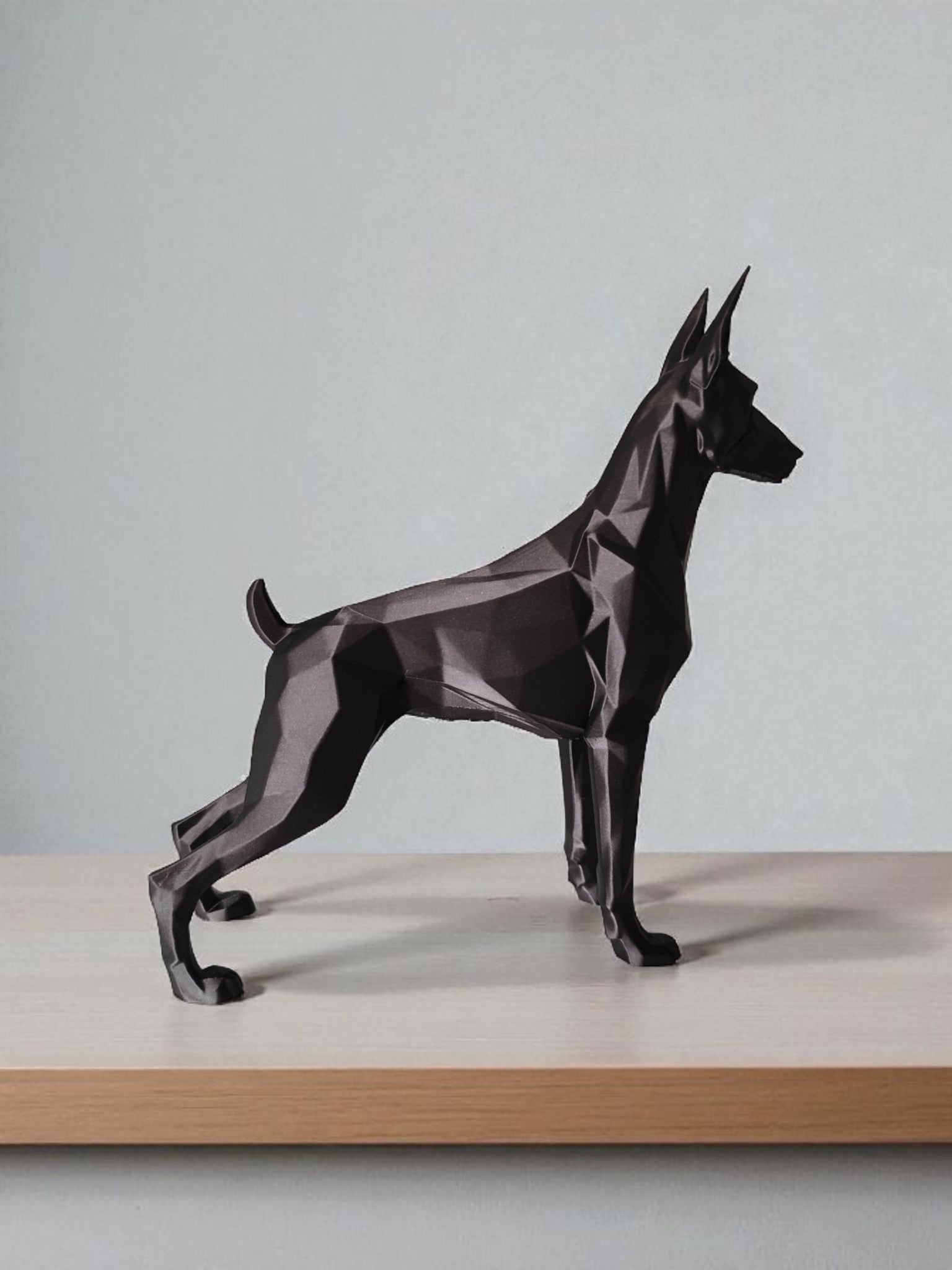 Decorative Doberman Dog Sculpture