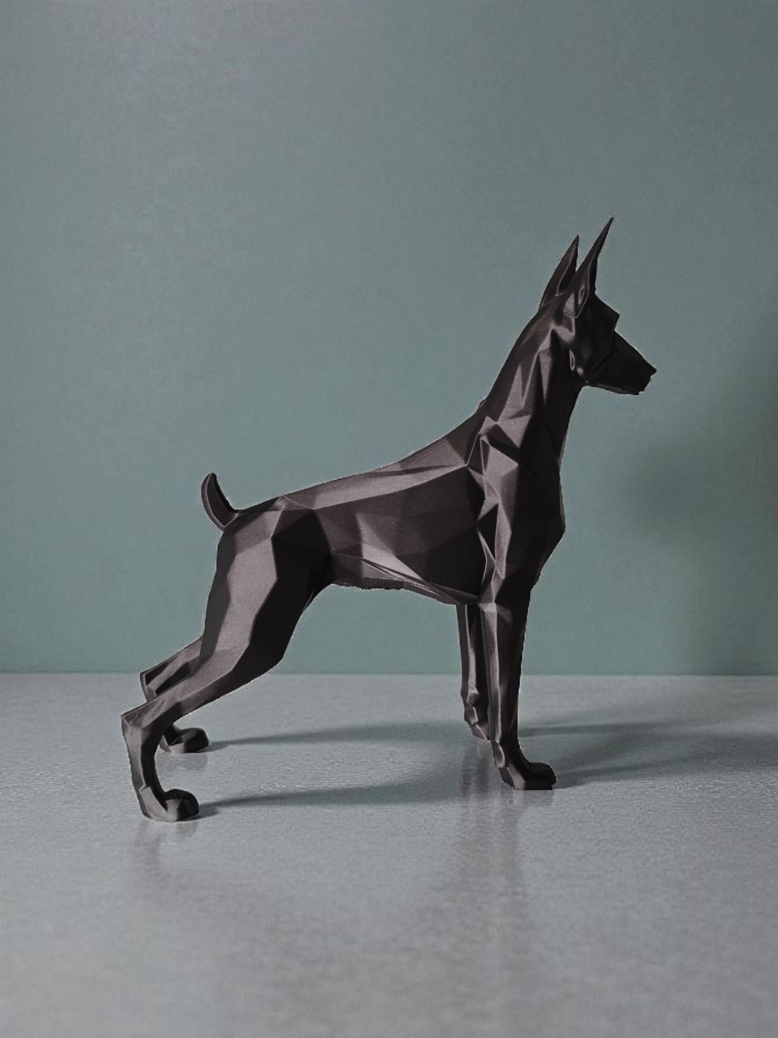 Decorative Doberman Dog Sculpture