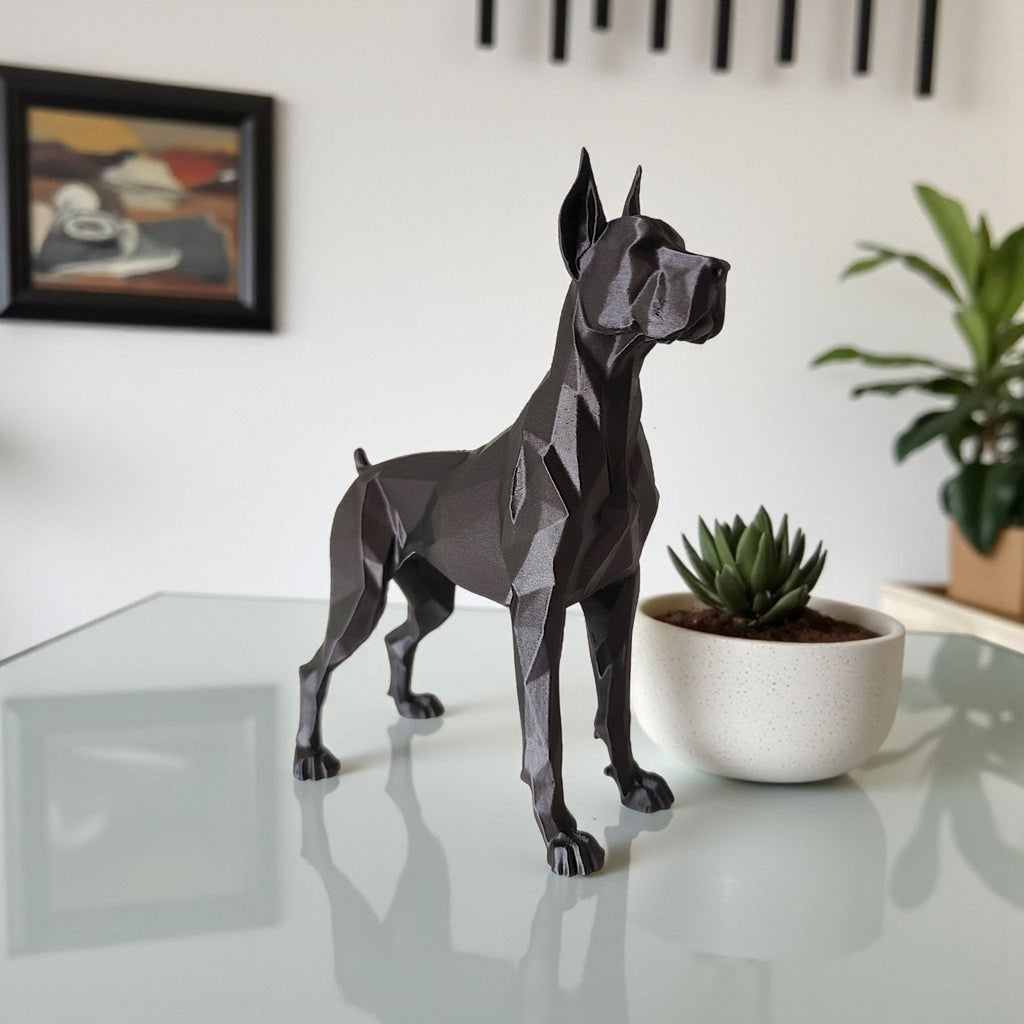 Elegant Great Dane Dog Sculpture