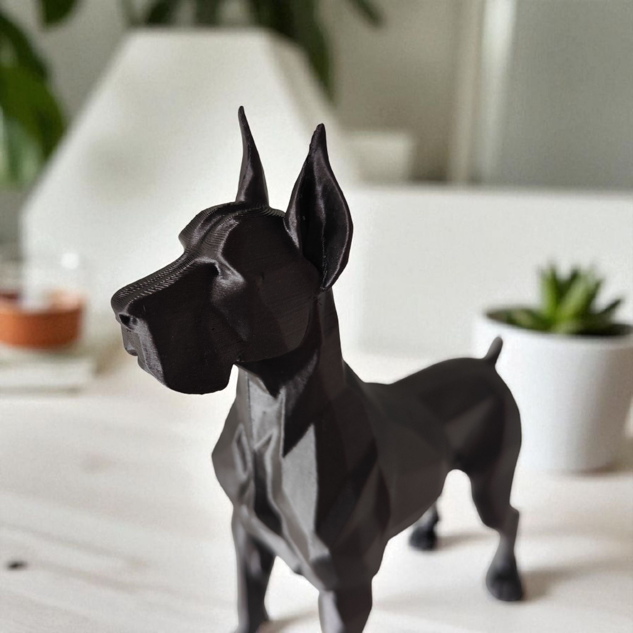 Elegant Great Dane Dog Sculpture