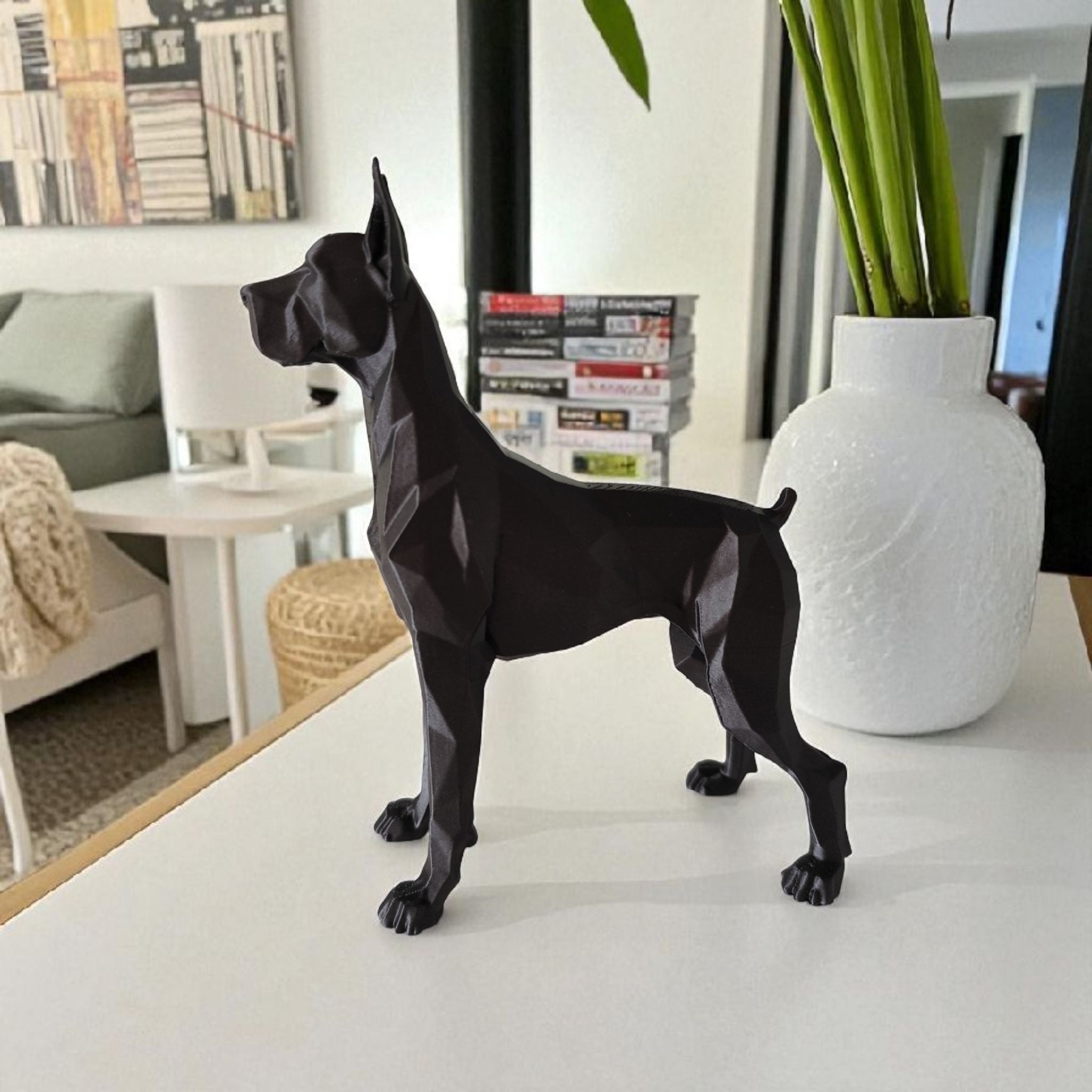 Elegant Great Dane Dog Sculpture