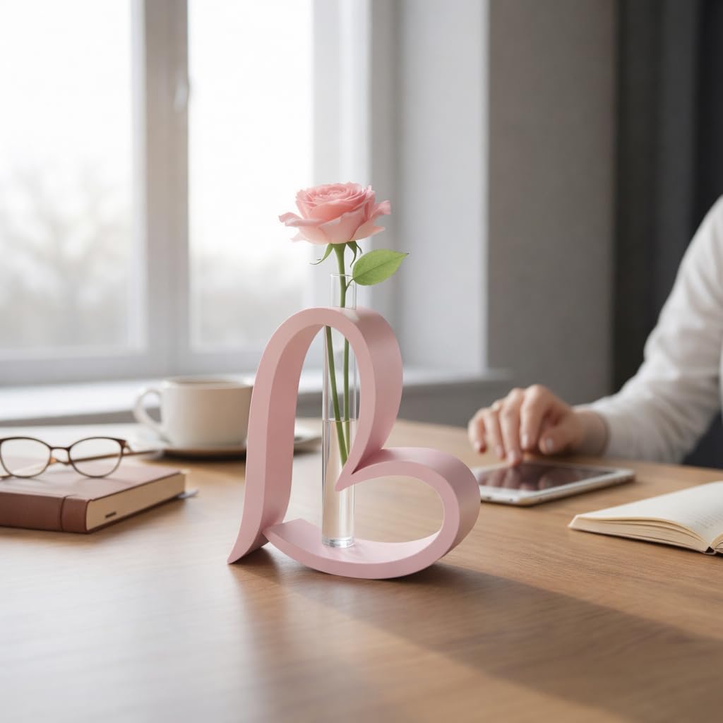 Heart Shaped Test tube Vase