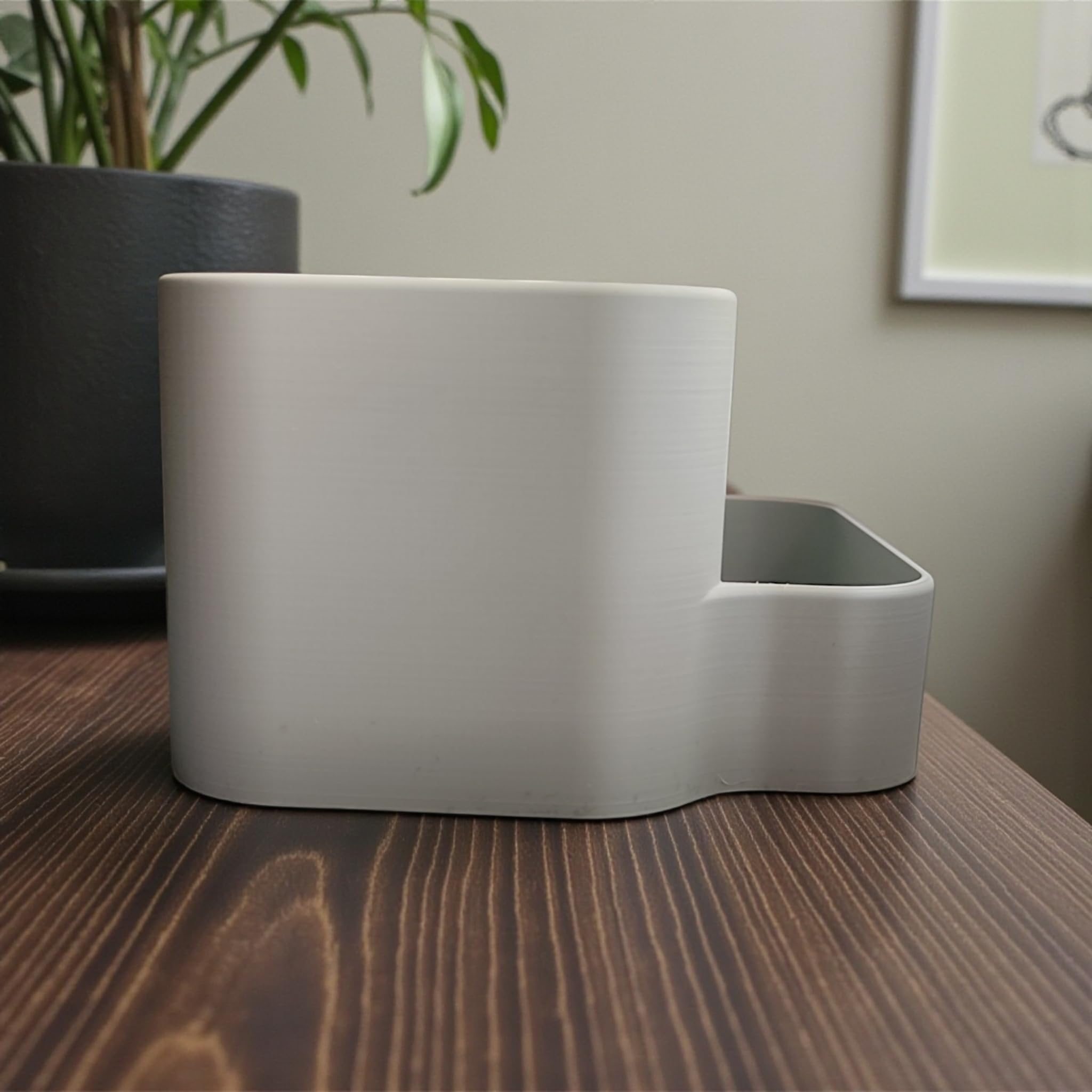 Multi-Compartment Desktop Desk Organiser with Dual Storage Sections