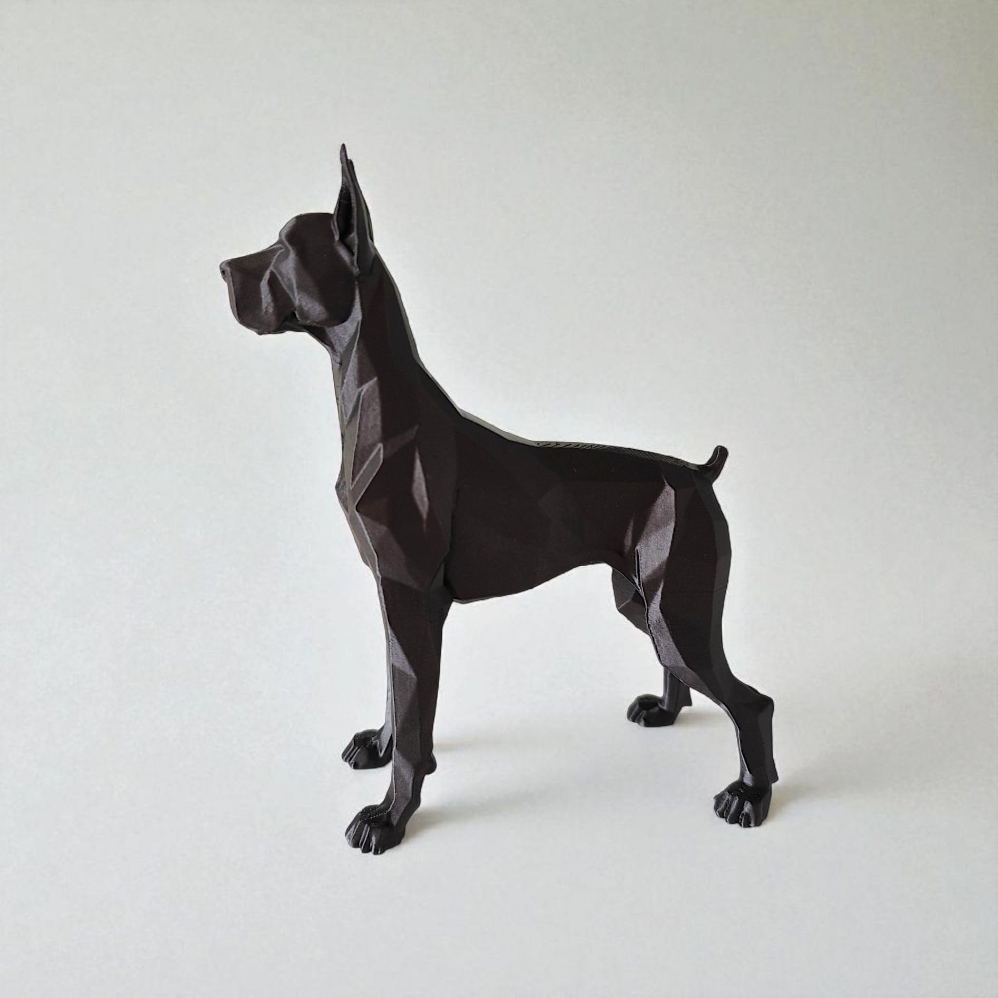 Elegant Great Dane Dog Sculpture Showpiece